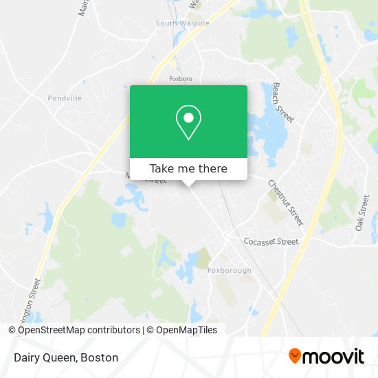 Dairy Queen Locations Map How To Get To Dairy Queen In Foxborough By Train Or Bus?