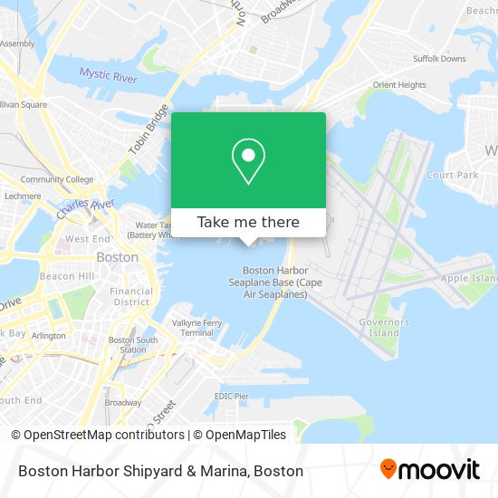 Mapa de Boston Harbor Shipyard & Marina