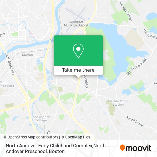 North Andover Early Childhood Complex;North Andover Preschool map