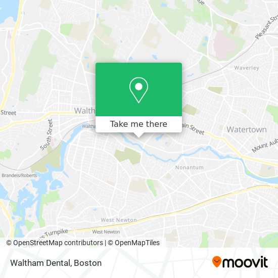 Mapa de Waltham Dental