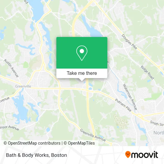 Bath & Body Works map