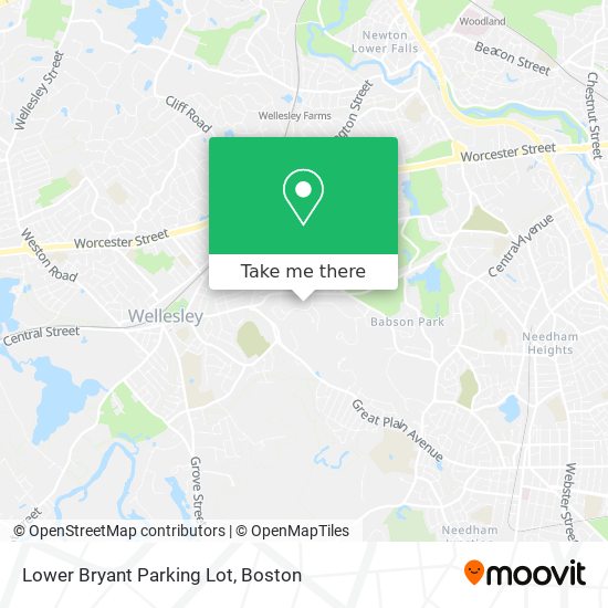 Lower Bryant Parking Lot map