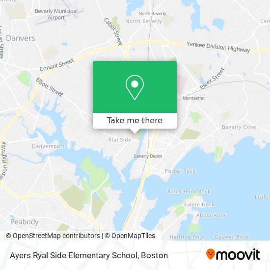 Ayers Ryal Side Elementary School map