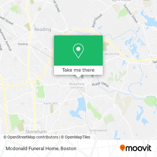 Mcdonald Funeral Home map