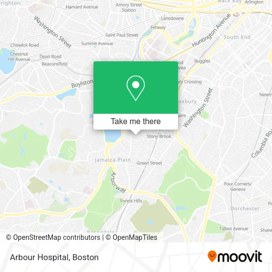 Mapa de Arbour Hospital