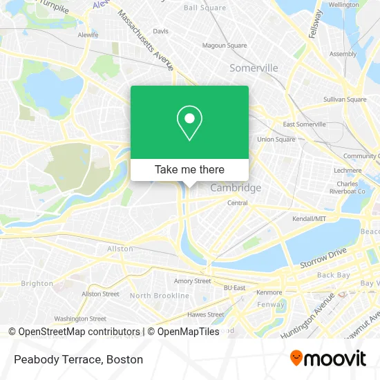 Peabody Terrace map