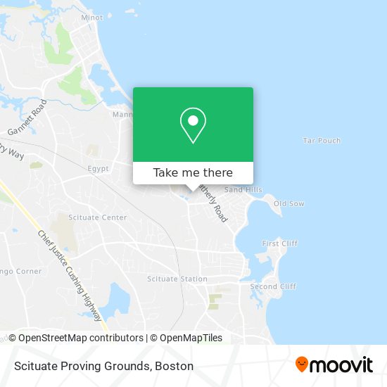 Scituate Proving Grounds map