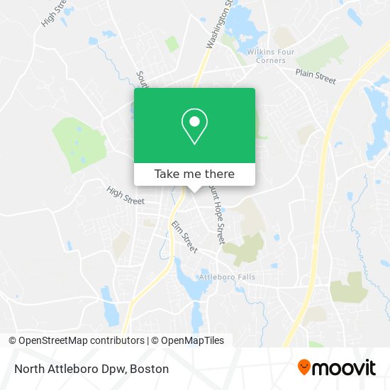 North Attleboro Dpw map