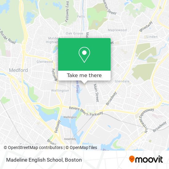Mapa de Madeline English School