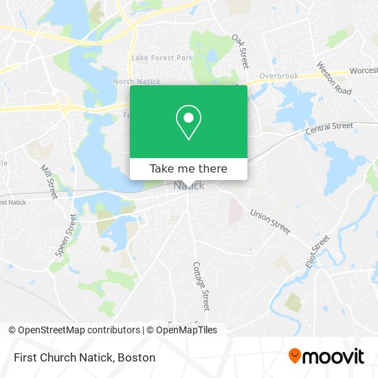 Mapa de First Church Natick