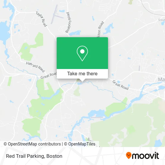 Red Trail Parking map