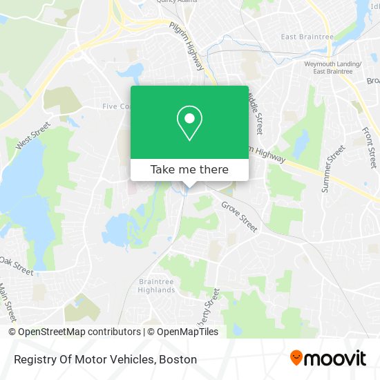 Registry Of Motor Vehicles map