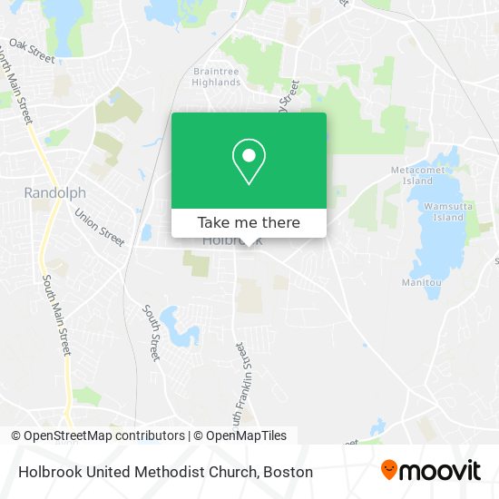 Holbrook United Methodist Church map