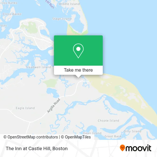 The Inn at Castle Hill map