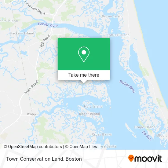 Town Conservation Land map