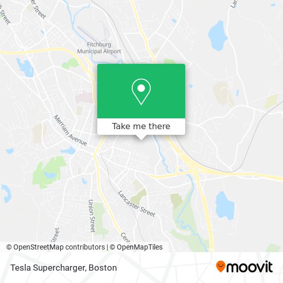 Tesla Supercharger map