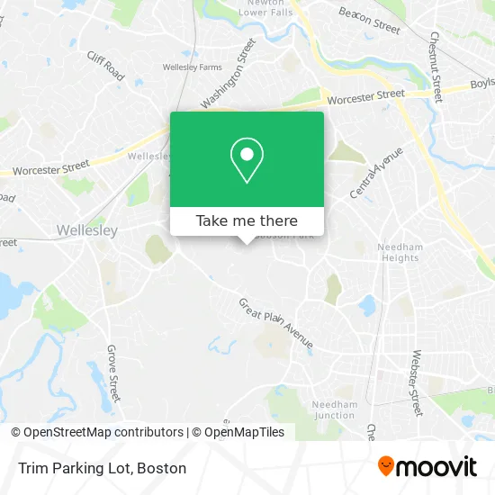 Trim Parking Lot map