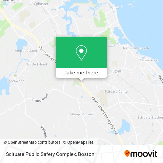 Scituate Public Safety Complex map