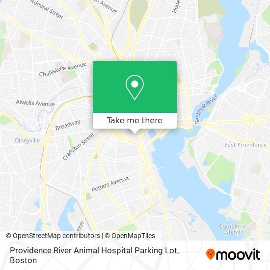 Mapa de Providence River Animal Hospital Parking Lot