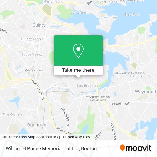 William H Parlee Memorial Tot Lot map