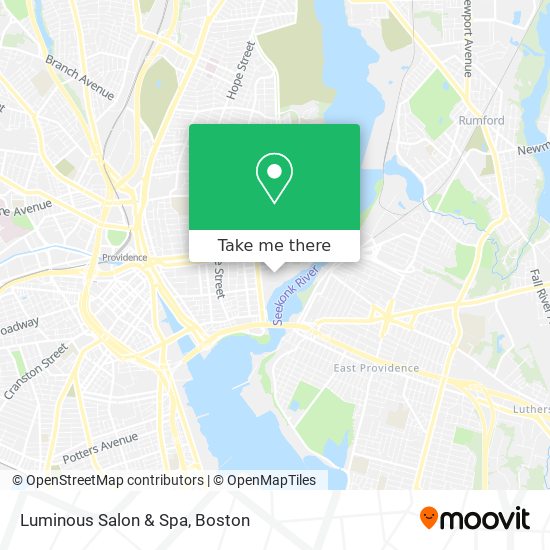 Mapa de Luminous Salon & Spa