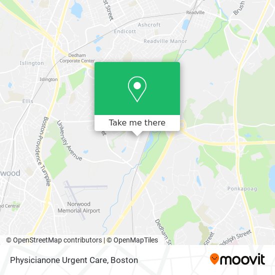 Physicianone Urgent Care map