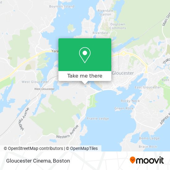 Gloucester Cinema map