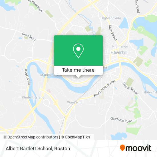 Mapa de Albert Bartlett School