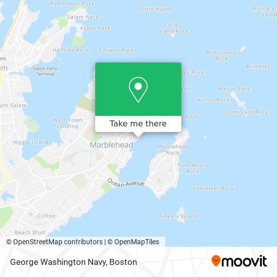 Mapa de George Washington Navy