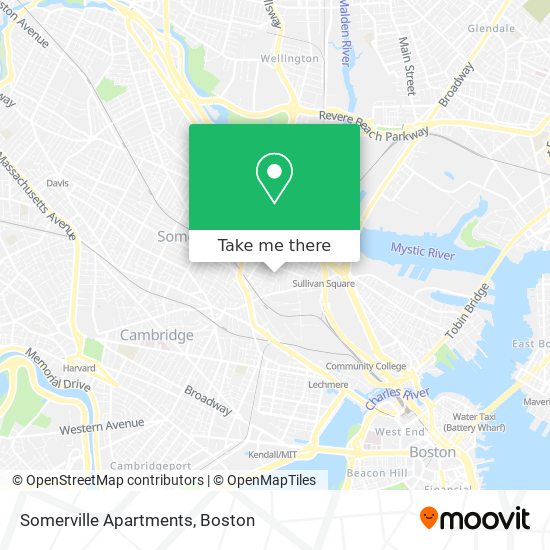Mapa de Somerville Apartments