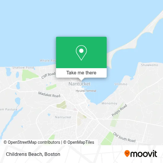 Childrens Beach map