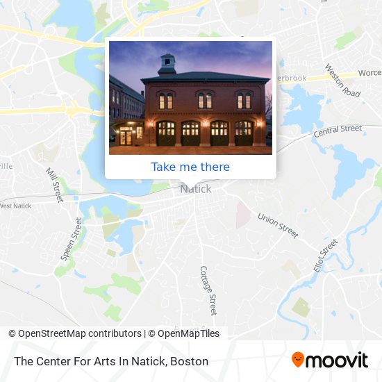 The Center For Arts In Natick map