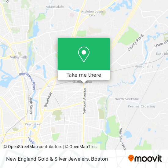 Mapa de New England Gold & Silver Jewelers