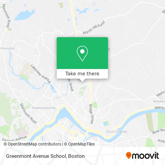 Mapa de Greenmont Avenue School