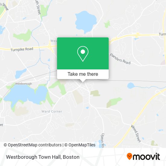 Mapa de Westborough Town Hall
