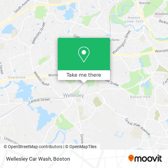 Mapa de Wellesley Car Wash