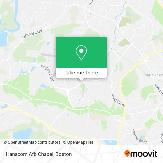 Hanscom Afb Chapel map