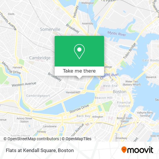 Mapa de Flats at Kendall Square