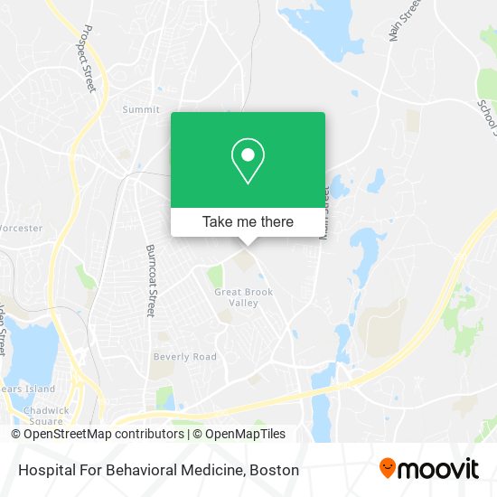 Hospital For Behavioral Medicine map
