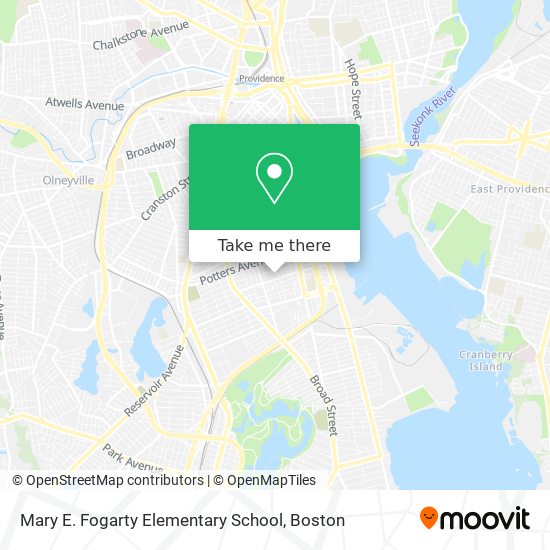 Mary E. Fogarty Elementary School map