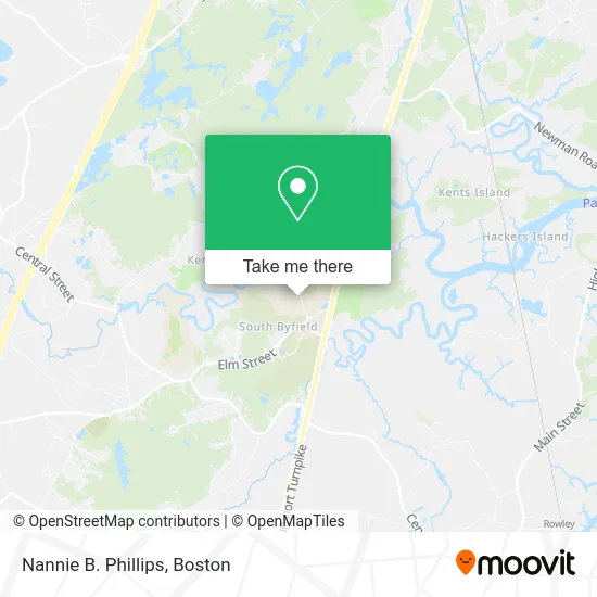 Nannie B. Phillips map