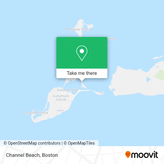 Channel Beach map