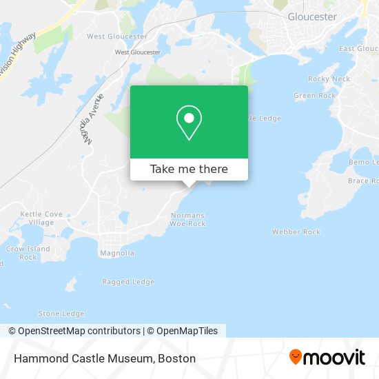 Hammond Castle Museum map