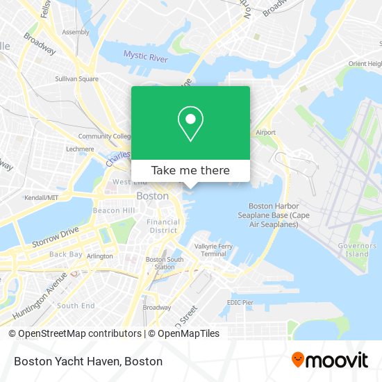 Mapa de Boston Yacht Haven