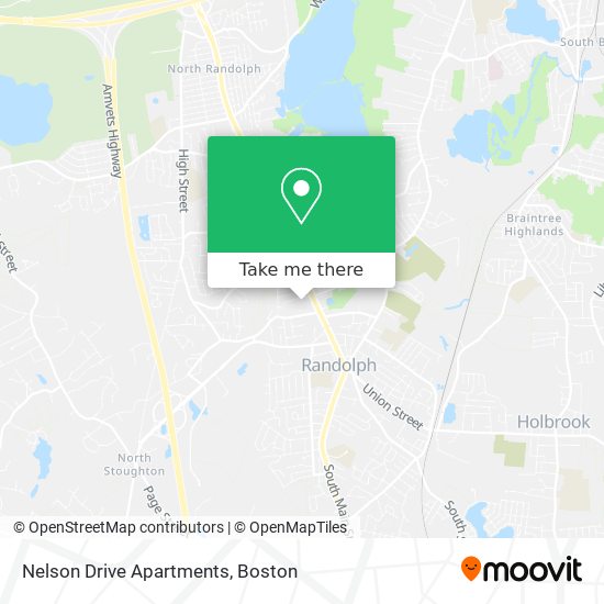 Mapa de Nelson Drive Apartments