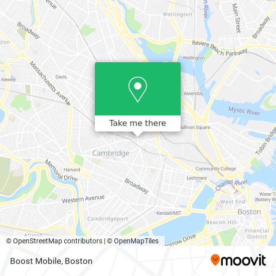 Boost Mobile map