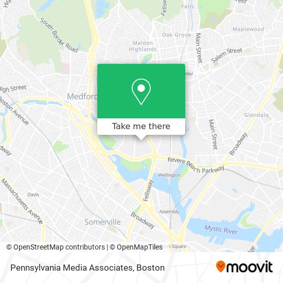 Pennsylvania Media Associates map