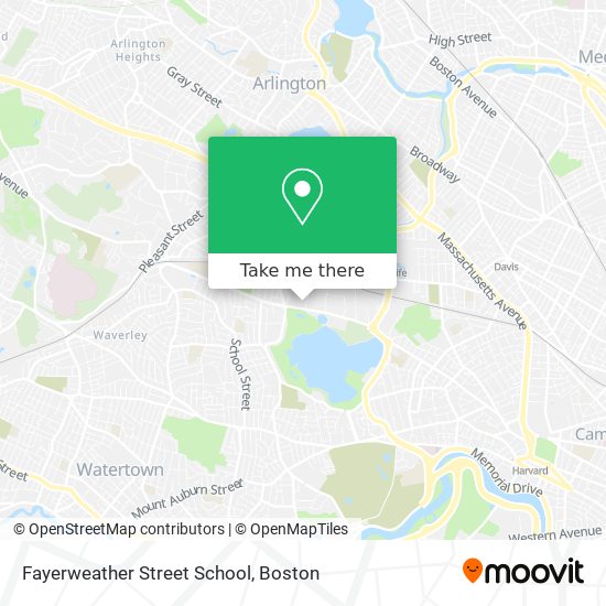 Fayerweather Street School map