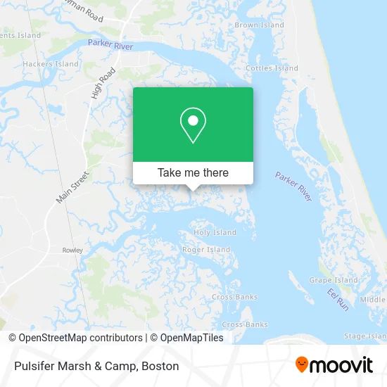 Pulsifer Marsh & Camp map
