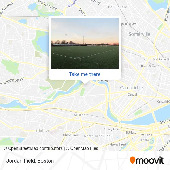 Jordan Field map